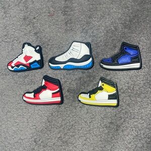 Basketball shoe Croc charms new set of 5